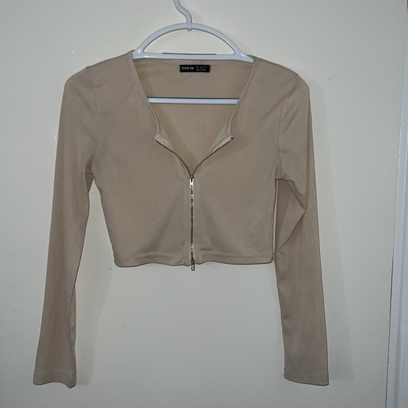 shein long sleeve zip up - Picture 2 of 4